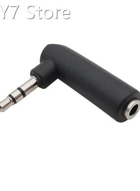 Right Angle 3.5mm Jack Female to 3.5mm 3Pole Male Stereo Plu