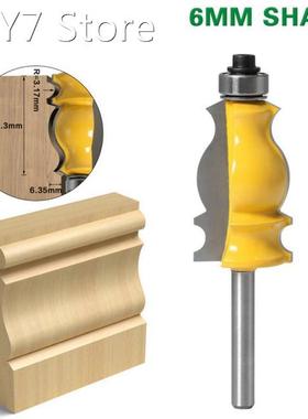 1PC 6MM Shank Architectural Cemented Carbide Molding Router