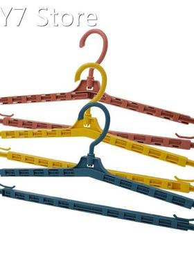 2022 New 5 Pieces Retractable Rotating Clothes Hanger Non-Sl