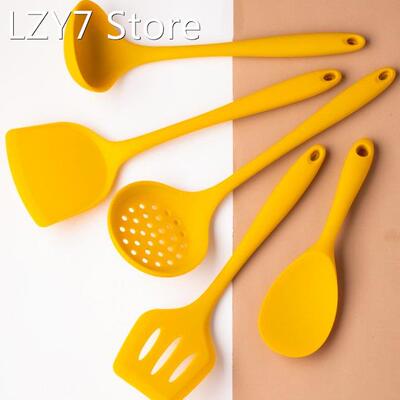 1/5 Pack Silicone Kitchen Utensils Set For Cooking Baking Ye