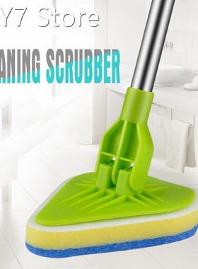 Triangular Sponge Telescopic Glass Wiper Scouring Pad Cleani