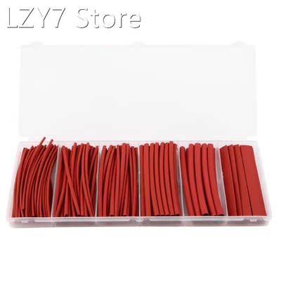 160Pcs Polyolefin 2:1 Halogen-Free Heat Shrink Tube Sleeving