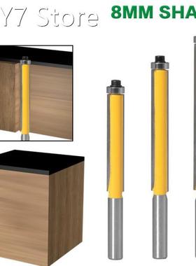 1/3Pc 8 SHANKlong blade flush bit Flush Trim Router Bit End