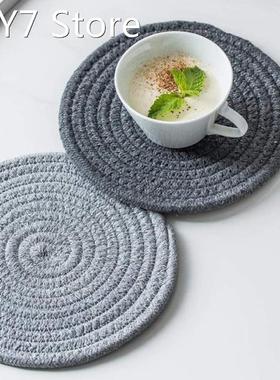 3pcs/set of Round Potholder Kettle Plate Pot Bowl Mat Anti-