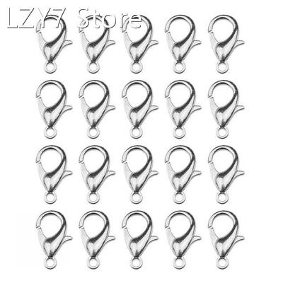 Multifunctional 100 Pcs Metal Alloy Lobster Claw Clasps 7 X