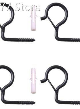 20/40 Pieces Ceiling Screw Hook with Safety Buckle Outdoor S