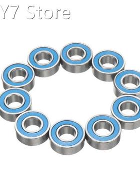 10Pcs ature MR115RS Deep Groove Ball Bearing Blue Rubber