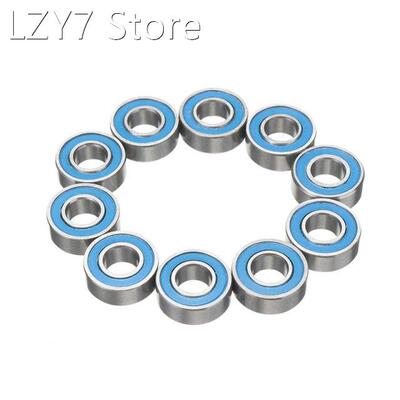 10Pcs ature MR115RS Deep Groove Ball Bearing Blue Rubber