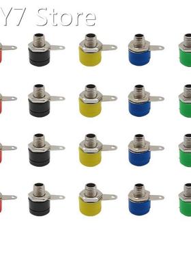 10PCS/lot 5 Color 4mm Banana Binding Post 4mm Banana Female