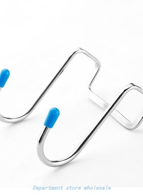 4pcs Storage Rack Towels Keys Home Stainless Steel Double S