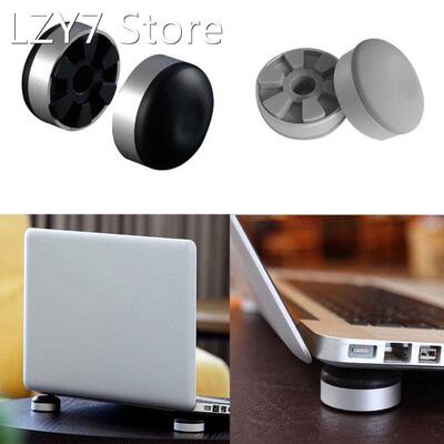 2pcs/set Laptop Heat Dissipation Aluminum Alloy Support Pad