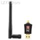 Wifi 2.4g 5.8g Adapter Card 600Mbps Antenn Wireless USB