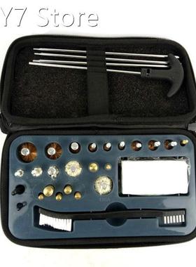 26PCS Iron Chromium Plated Tube Brush Sets Multi-Function Mo