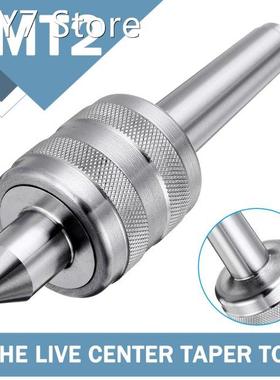 New Accuracy Steel Silver MT2 0.001 Lathe Live Center Taper