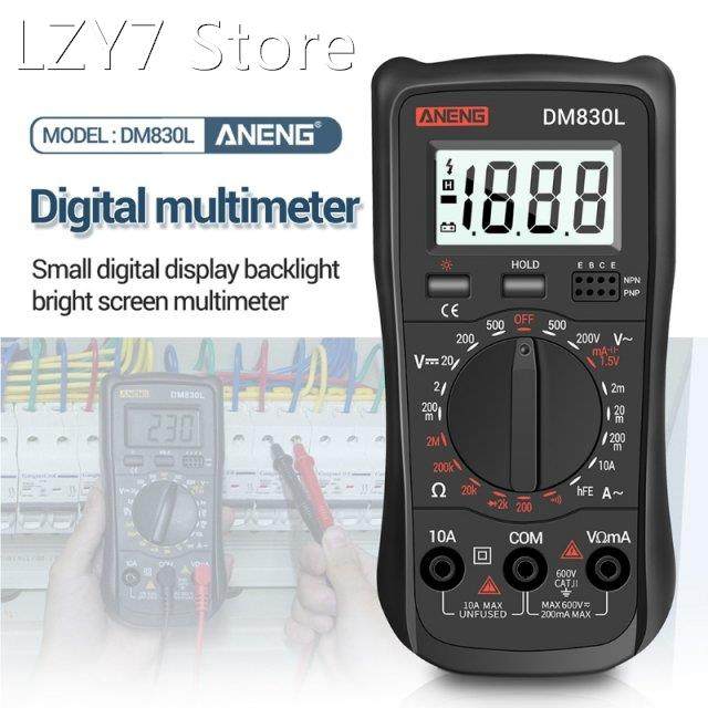 DM830L Digital Multimeter Meter Testers 1999 Count Electrica