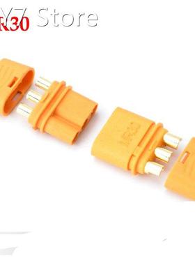 5 Pair MR30 Connector Plug With Sheath Female And Male Gold