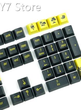 108pcs PBT Keycap OEM Profile Custom DYE-SUB Keycap for GK61