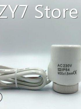 230V NO NC electric thermal actuator valve head for thermost