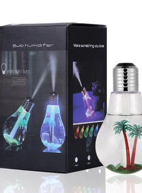 Bottle-Bulb Humidifier Aroma-Diffuser Mist-Maker Night-Light