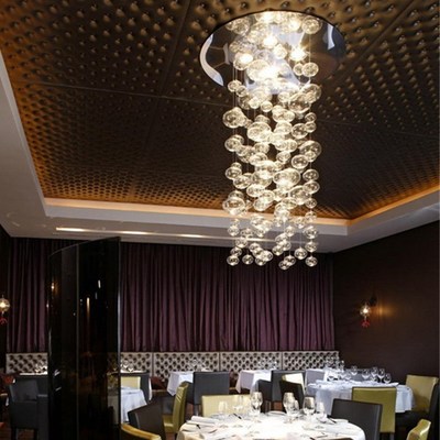 Leucos Murano Due Bubble Glass Chandelier by Patrick Jouin f