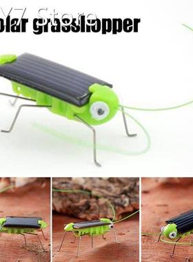 Solar Grasshopper Prank Toy Decompression Insect Robot Locus