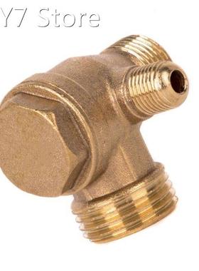 3 Port Brass Male Threaded Check Valve Connector Tool for Ai