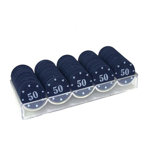 100/1000PCS Casino Poker Chip  Gold Crown Texas Hold'em Bacc
