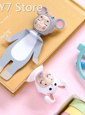 3D Stereo Bookmark Creative Doll Series Book Clip Animal Sty