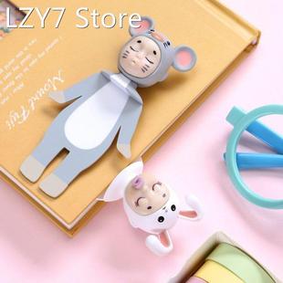 3D Stereo Bookmark Creative Doll Series Book Clip Animal Sty
