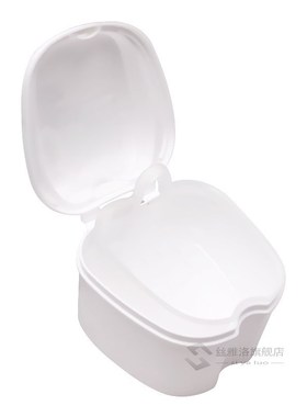 Denture Bath Box Organizer Dental False Teeth Storage Box wi