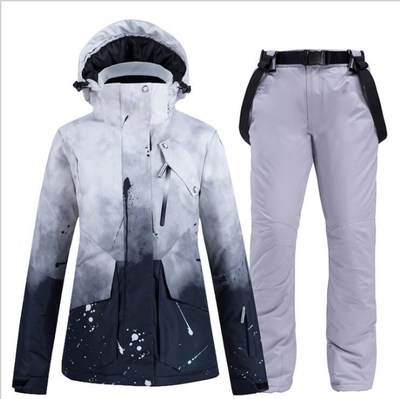 - Women Ski Suit Snowboarding Clothing Set Snow Costume