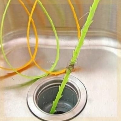 Table basin toilet cleaner unclogging hair pool cleaning