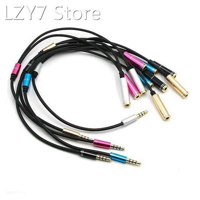 50pcs colourful 3.5mm 1 in 2 couples audio line Earbud Heads
