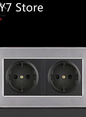 German Standard Two AC Jacks German Style Socket EU European