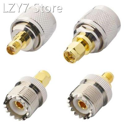 4 PCS / SET UHF SL16 PL259 SO239 to SMA Male Plug Female Jac