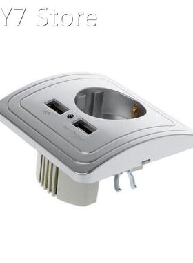 Wall socket With USB EU plug wall usb output Port 250V Charg