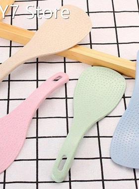 Wheat Straw Large Spoon Rice Paddle Scoop Non-stick Ladle Ki