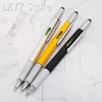 6 in 1 metal pen Multifunction Tool Ballpoint Pen Screwdrive