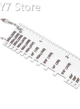 1Pcs Metal Sheet Thickness Gauge Stainless Steel Wire Weldin