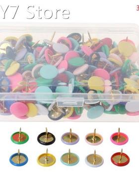 300pcs Home Office Drawing Pins Pushpin Thumbtack Cork Board