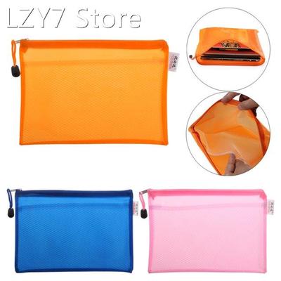 1pc Folder for documents Capacity A5 Zipper File Pocket Stor