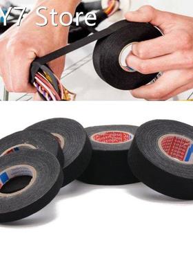 Black 15 Meters New Tesa Type Coroplast Adhesive Cloth Tape