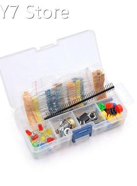 Free shipping!Electronics component pack with resistors, LED