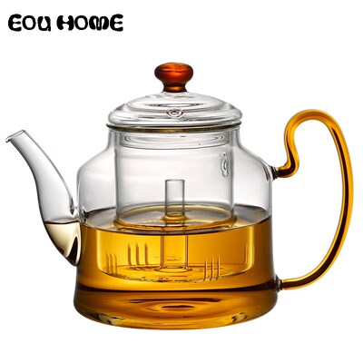 1200ml Large-capacity Teapots Steamed Tea Set Boiling Teapot