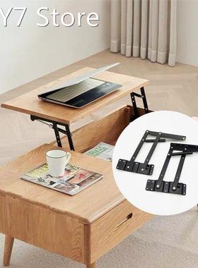 1 Set 2pcs Folding Spring Tea Table Hinge Furniture Lift Up