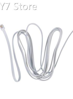 6P6C RJ11 Telephone Extension Fax Modem Cable Line 9.8Ft Len