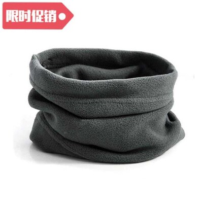 mens womens thermal warm fleece snood scarf neck warmer bean