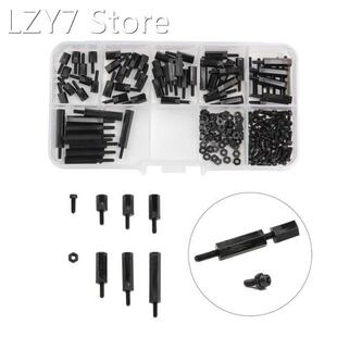 180pcs M2 nylon standoff kit Male to Female Length 6-20m bla