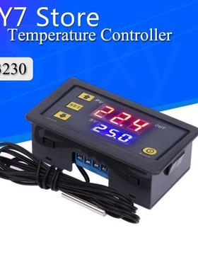 10pcs W3230 AC 110V-220V DC 12 24V Digital Thermostat Temper
