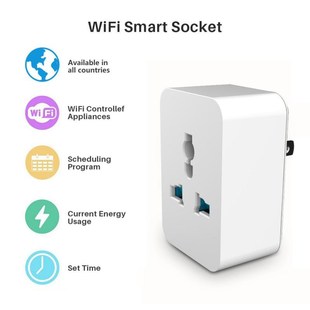 Smart Plug Wifi Bluetooth Universal Socket Multi function C